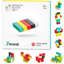 PIXIO Mágneses kocka építőkészlet 25 darabos makett