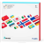 PIXIO Mágneses kocka építőkészlet - Flags 111 darabos