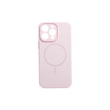  PJ Spring iPhone 15 Pro Max szilikon tok - MagSafe kompatibilis - Rózsaszín tok és táska