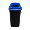 PLAFOR Plafor Sort szelektív hulladékgyűjtő, szemetes 45L fekete/kék