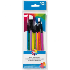 Plaid Ecsetkészlet , Basic Painting Set / Brush Round - (10 db) ecset