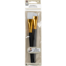 Plaid Szilikon ecset , Glitterific Silicone Spreader / Folkart Brush (2 db) ecset