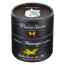 Plaisirs Secrets Ylang Patchouli - masszázsgyertya (80ml) síkosító