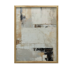 PLAKÁT FALRA ARANY KERETBEN CLASSIC BOHO WEAVES 40x50 CM grafika, keretezett kép