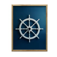  PLAKÁT FALRA ARANY KERETBEN, SEA ELEGANCE, NAGY 70x100 CM grafika, keretezett kép