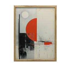 PLAKÁT KERETFALHOZ FINOM HARMÓNIA ABSTRACT 40X50 CM grafika, keretezett kép