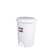 Planet Pedálos szemetes kivehető vödörrel Fehér 6L szemetes