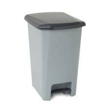 Planet Pedálos szemetes kuka SLIM, műanyag, ECO antracit, 40L szemetes
