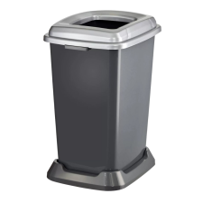 Planet Szelektív hulladékgyűjtő szemetes Antracit-Szürke 50L szemetes