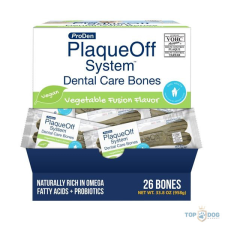 PlaqueOff System Dental Care Bones dog Vegetable 1db jutalomfalat kutyáknak
