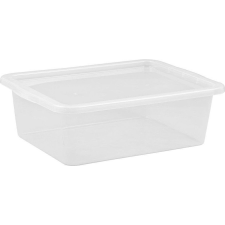 Plast Team Iris Basic Box Műanyag Tárolódoboz tetővel 30L - Átlátszó (TEA000455) bútor