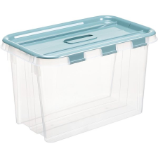 Plast Team Probox Fliplid - 28l, 31,8 × 30,3 × 50,5cm, átlátszó bútor