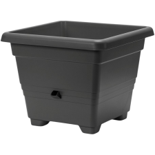 Plastia Öntözőkannás virágcserép Bergamot,antracit, 60 x 60, antracit, 60 x 60 cm kerti tárolás