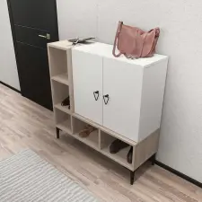  Platin 2 ajtós komód fehér Cordoba bútor