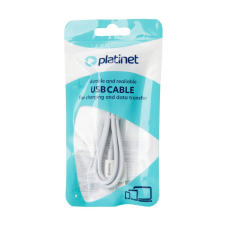 Platinet USB-C to USB-C 60W Cable 1m White kábel és adapter