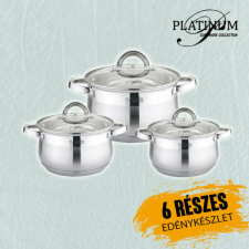 Platinum 6 részes rozsdamentes edénykészlet PL-10012 edény