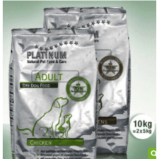 Platinum Adult Duo – 5 kg Csirke, 5 kg Ibériai sertés kutyaeledel