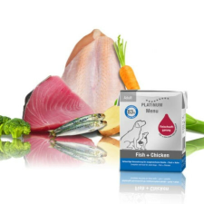Platinum Menu Fish + Chicken nedves kutyatáp 90g kutyaeledel