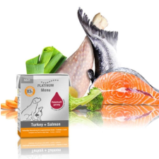 Platinum Menu Turkey + Salmon nedves kutyatáp 90g kutyaeledel