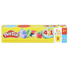 Play-Doh Hasbro Play-Doh Vissza a suliba, 5 db tégely (G1860) kreatív és készségfejlesztő