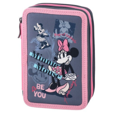 Play Tolltartó tripla rekeszes Play Minnie Mouse, Fabulous 3 zippes töltött tolltartó