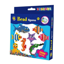 Playbox GYÖNGYKÉP FIGURÁK, 2000 DB - TENGERI ÁLLATOK kreatív és készségfejlesztő