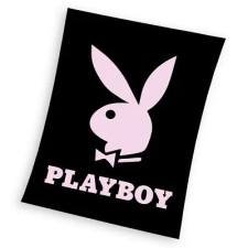 Playboy Black coral fleece polár takaró 150x200cm lakástextília