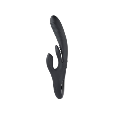 Playboy Rapid Rabbit - akkus csiklókaros vibrátor (fekete) vibrátorok