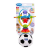 Playgro Pörgethető játék etetőszékre- Focilabdás