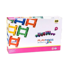 Playmags Mozdony mágneses építőjáték 20 darabos makett