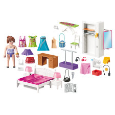 Playmobil 70208 Hálószoba varrósarokkal (70208) játékfigura