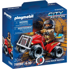 Playmobil 71090 Hátrahúzós tűzoltó quad playmobil