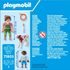 Playmobil 71803 Duopack - Farmer és gyermek a borjúval (71803) játékfigura