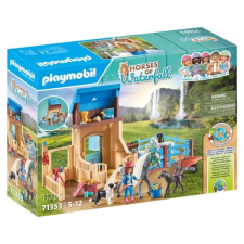 Playmobil : Amelia és Whisper lovasboxszal (71353) (p71353) játékfigura