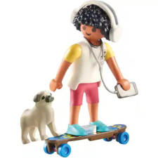 Playmobil® Playmobil 71612 Gördeszkás fiú kiskutyával playmobil
