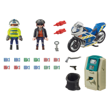 Playmobil Rendőrség: Motor a pénztolvaj nyomában playmobil