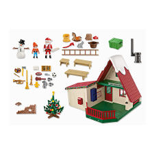 Playmobil Télapó a hófödte házikónál -  5976 playmobil
