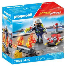 Playmobil: Tűzoltó figura vízágyúval playmobil