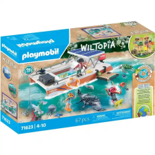 Playmobil Wiltopia - Korallzátony platform, hajó tengeri állatokkal 71623 playmobil