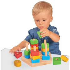  Playset Eichhorn Stacking Shapes játékfigura