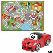 Playset Ferrari 100 x 0,1 x 70 cm 6 egység játékfigura