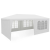 Plonos Italform XL kerti Pavilon 4 oldallal 3x6m - fehér