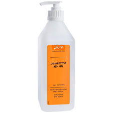 Plum Disinfector 85% kézfertőtlenítő gél 600 ml pumpás flakon tisztító- és takarítószer, higiénia