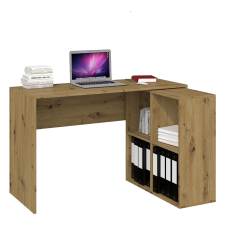  Plus 2X2 polcos íróasztal, tölgy (GSB5999114107321) íróasztal