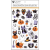PLUS LINE Halloween-i matrica cica mintákkal - 15 x 25 cm