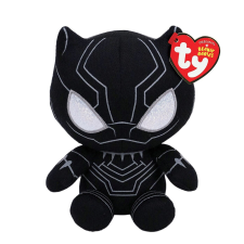  PLUS TY 15CM-ES BABASAPKA BABÁKNAK PUHA MARVEL MARVEL FEKETE PÁRDUC plüssfigura