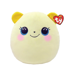  PLUS TY SQUISH BEANIES SÁRGA BOGLÁRKA MACKÓ 22CM plüssfigura