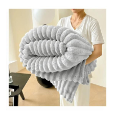  Plüss ágytakaró, világoszürke– KQ4353389-150VSZ, 150 x 200 cm lakástextília