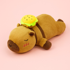 Plüss Capybara Hamburger Hátizsákkal-60cm plüssfigura