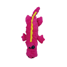  Plüss dínó kutyajáték, pink játék kutyáknak